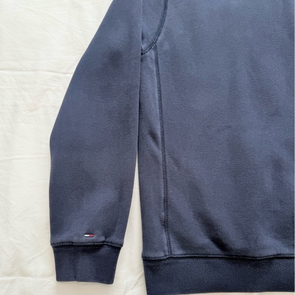 Tommy Hilfiger Women’s Hoodie Size M –Iconic Red & White Logo Hooded Sweatshirt - Picture 8 of 14